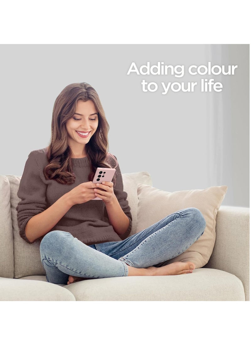 BORTONY Samsung S24 Ultra Case Silicone Case with Galaxy S24 Ultra Screen Protector Slim Fit Camera Protection Shockproof Phone Case Cover for Galaxy S24 Ultra 6.8 inch - Image 5