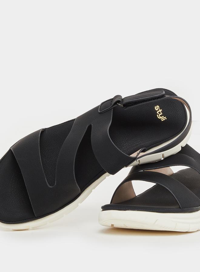 Styli Slingback Flat Sandals - Image 3