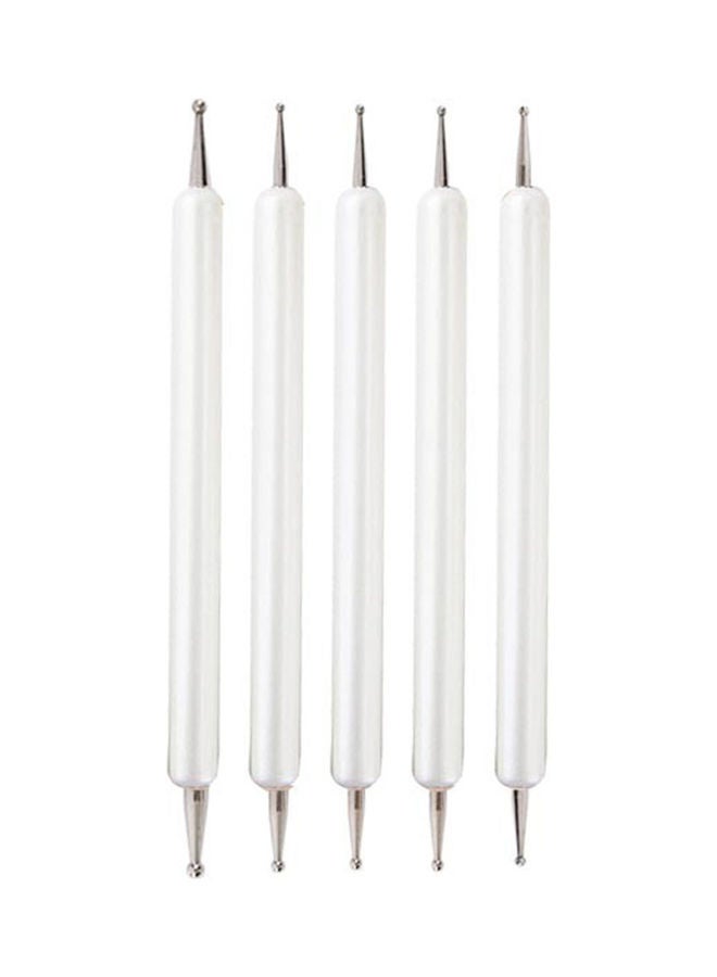 NIBEMINENT 5-Piece Stylus Pens White - Image 1