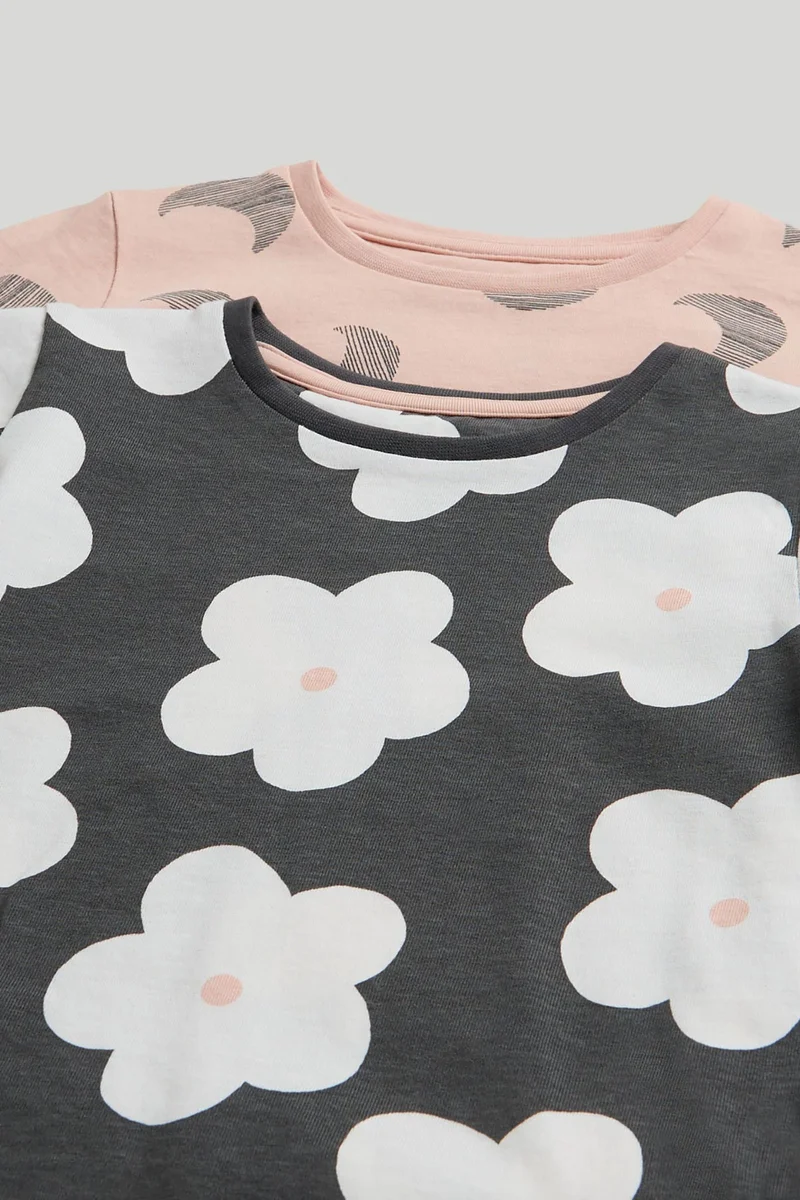 مذركير بيجامات زهور ثلاث قطع