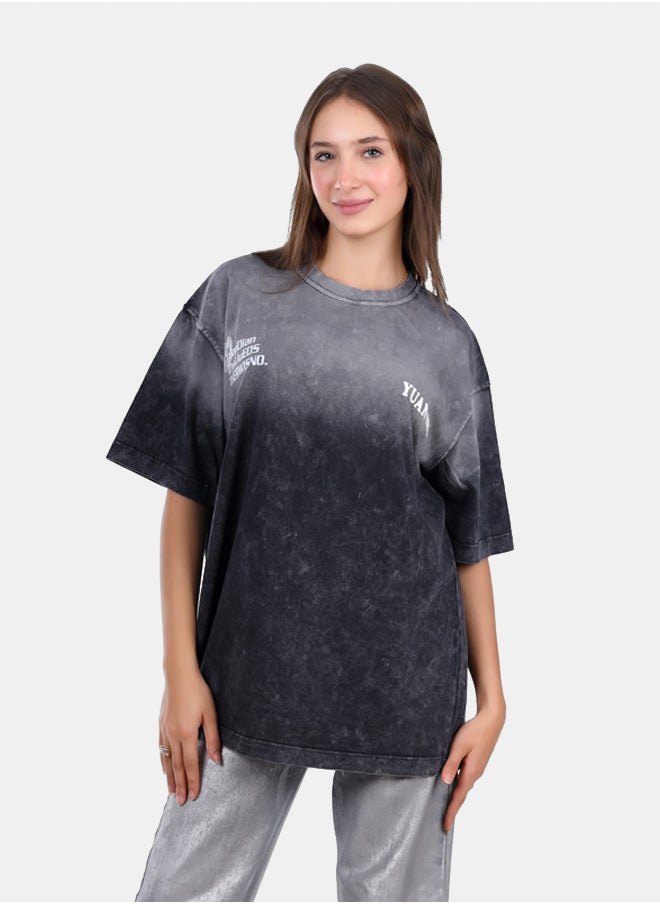 WHITE RABBIT - Slip On Oversized Cotton T-Shirt - Image 1