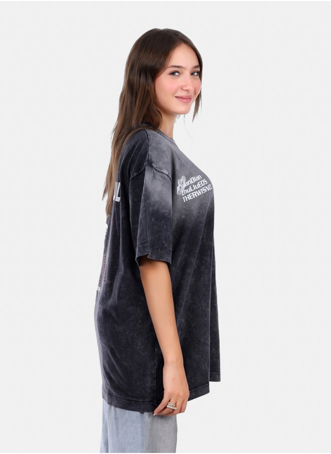 WHITE RABBIT - Slip On Oversized Cotton T-Shirt - Image 1