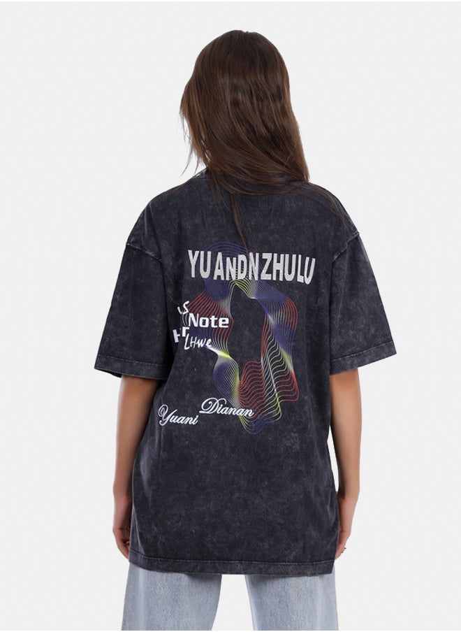WHITE RABBIT - Slip On Oversized Cotton T-Shirt - Image 1