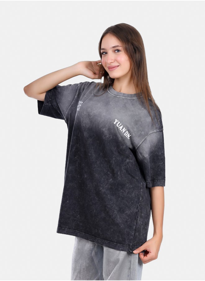 WHITE RABBIT - Slip On Oversized Cotton T-Shirt - Image 1