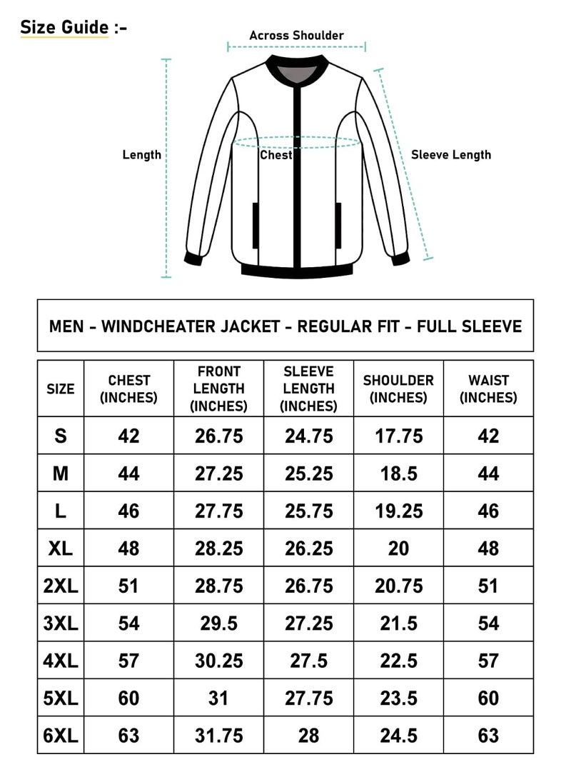Bewakoof Air 1.0 Men's Solid Regular Fit Full Sleeve Round Neck 100% Polyester Windcheater Jacket_ 367108 Black XL - Image 4