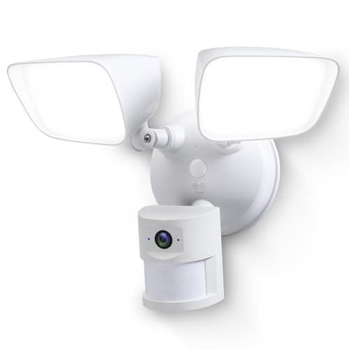 Geeni Lighthawk Smart Floodlight Camera - 3MP Ultra-HD Video, 1800 Lumens, Motion-Activated Security Light, Two-Way Audio, & Built-in Siren - Hardwired Outdoor Surveillance - Dual-Band 2.4/5GHz Wi-Fi - Image 1