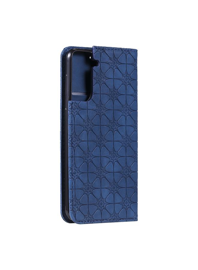 اس-توب جراب لهاتف Samsung Galaxy S21 5G بنقش زهور محظوظة، جراب جلدي مغناطيسي أفقي قابل للطي مع حامل وفتحات للبطاقات - Image 3