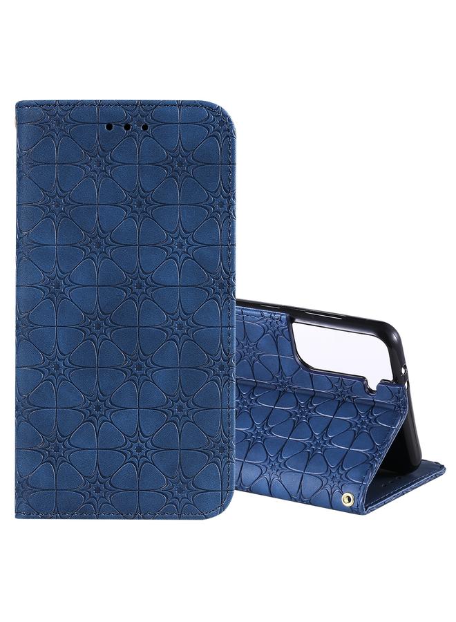 اس-توب جراب لهاتف Samsung Galaxy S21 5G بنقش زهور محظوظة، جراب جلدي مغناطيسي أفقي قابل للطي مع حامل وفتحات للبطاقات - Image 1