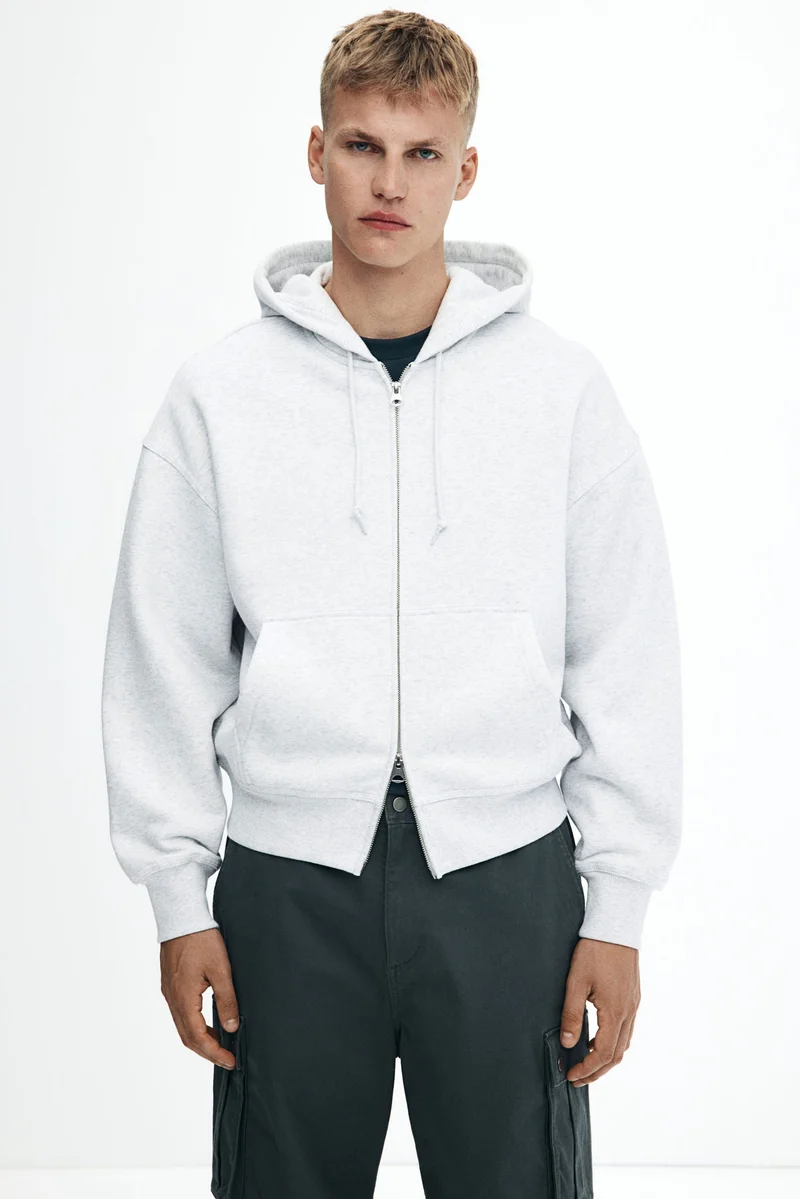 H&M Oversized Fit Zip-through hoodie