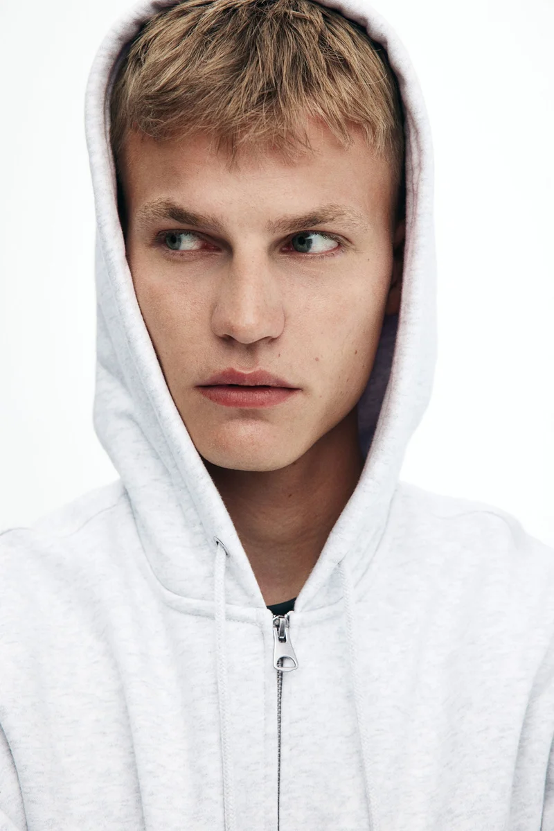 H&M Oversized Fit Zip-through hoodie