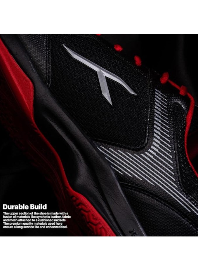 HUNDRED Court Star Non-Marking Professional Badminton Shoes for Mens  | X-Cushion Protection | Suitable for Indoor Tennis/Squash/Table Tennis/Basketball & Padel  - Image 3