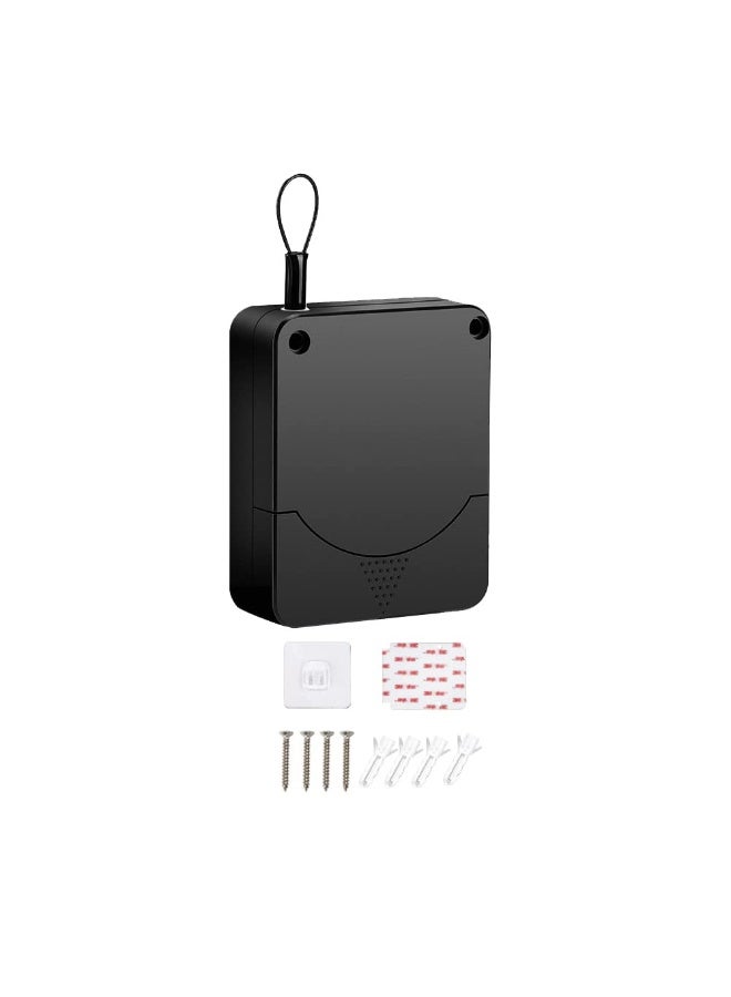 Chabeia 1200G Punch-Free Automatic Sensor Door Closer, Multifunctional Drawstring Auto Door Closer for Residential Commercial Bedroom Room Storm - Image 2