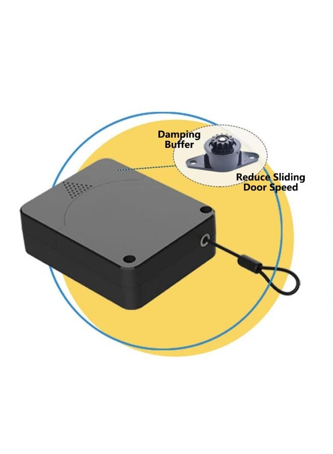 Chabeia 1200G Punch-Free Automatic Sensor Door Closer, Multifunctional Drawstring Auto Door Closer for Residential Commercial Bedroom Room Storm - Image 5