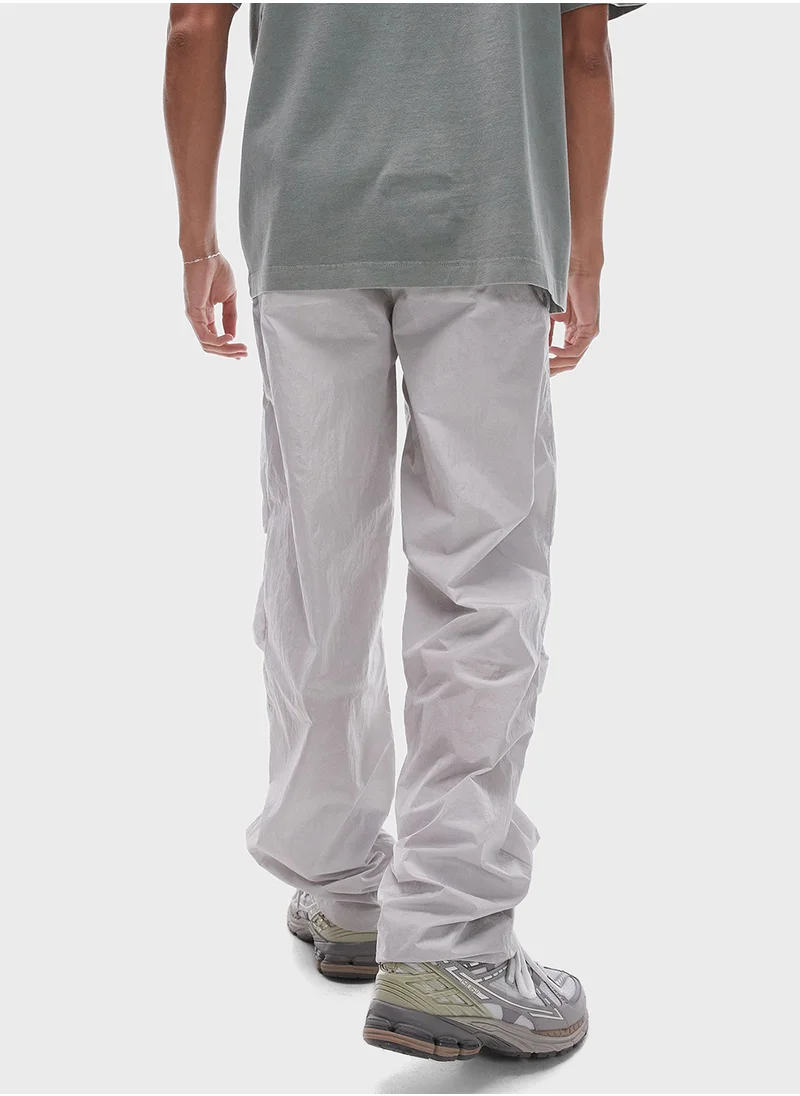 توب مان Topman relaxed trousers in grey