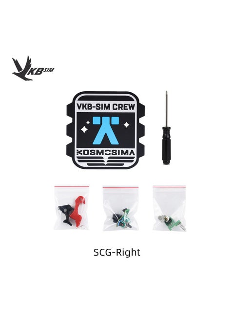 VKBSIM Gladiator NXT EVO SCG Analog Flight Rocker Vkb Gladiator Flight Joystick-Product Color:Scg Handle Standard Version Upgrade Kit—right