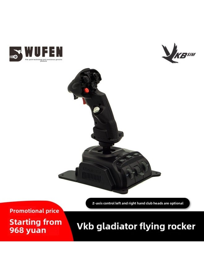 VKBSIM Gladiator NXT EVO SCG Analog Flight Rocker Vkb Gladiator Flight Joystick-Product Color:Scg Handle Standard Version Upgrade Kit—right