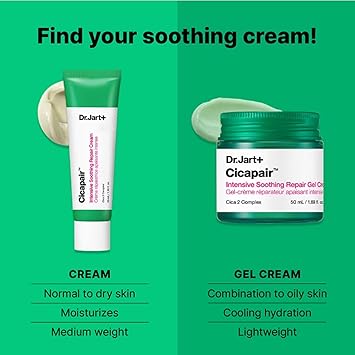Dr. Jart DrJart Cicapair Intensive Soothing Repair Gel Cream Cica 2 Complex 50ml169 fl oz - Image 5
