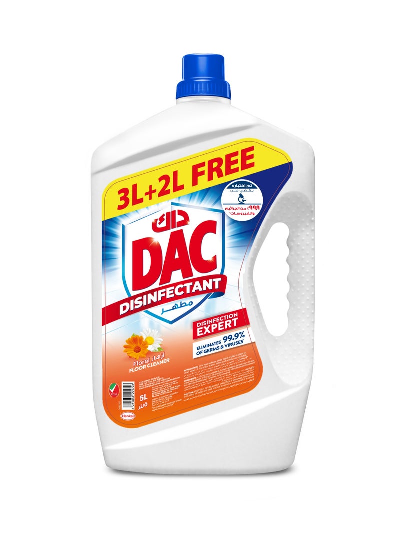 Dac مطهر ومنظف أرضيات بالزهور