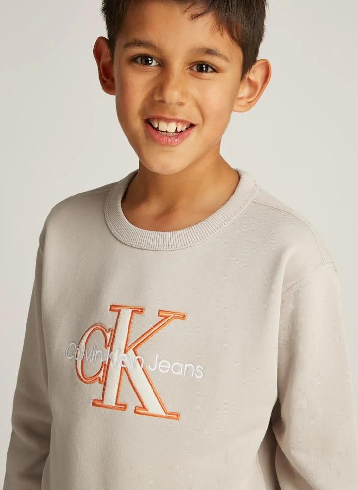 كالفن كلاين جينز Youth Graphic Logo Sweatshirt