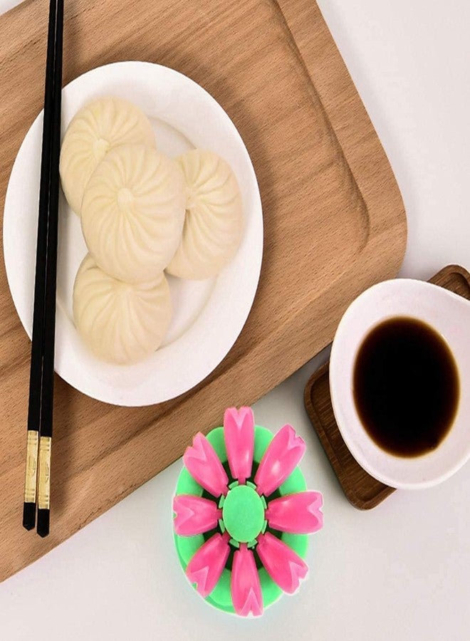 RONFILD Best Momos Maker, Momo Maker Mould Shapes Plastic, Dumpling Maker, Plastic Momo Dumpling Maker Momos Maker Dough Press Mould Wrapper Dough Cutter for Kitchen Making Tools - Image 4