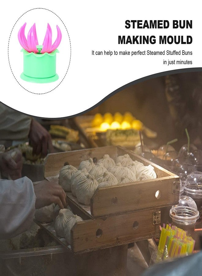 RONFILD Best Momos Maker, Momo Maker Mould Shapes Plastic, Dumpling Maker, Plastic Momo Dumpling Maker Momos Maker Dough Press Mould Wrapper Dough Cutter for Kitchen Making Tools - Image 3