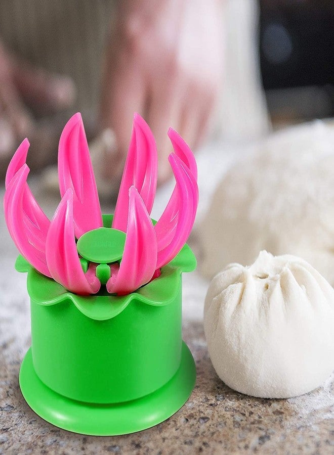 RONFILD Best Momos Maker, Momo Maker Mould Shapes Plastic, Dumpling Maker, Plastic Momo Dumpling Maker Momos Maker Dough Press Mould Wrapper Dough Cutter for Kitchen Making Tools - Image 1