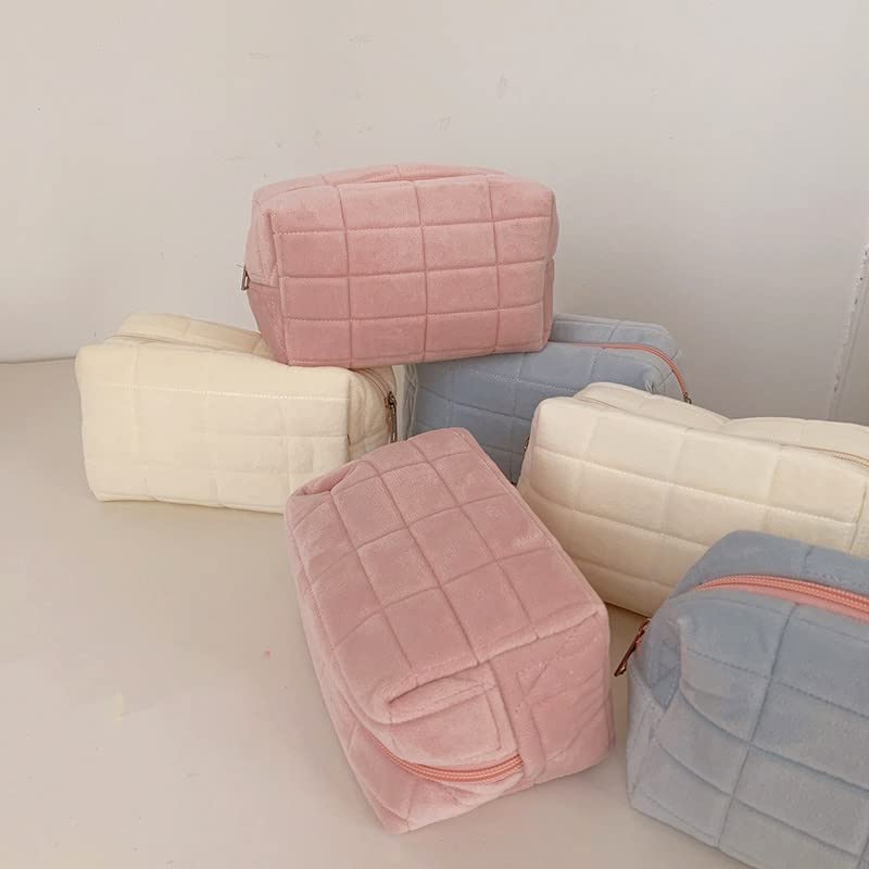 XPONNI Small Cosmetic Bag Cute Makeup Bag Y2k Accessories Aesthetic Make Up Bag Y2k Purse Cosmetic Bag for Purse (pink) - Image 4