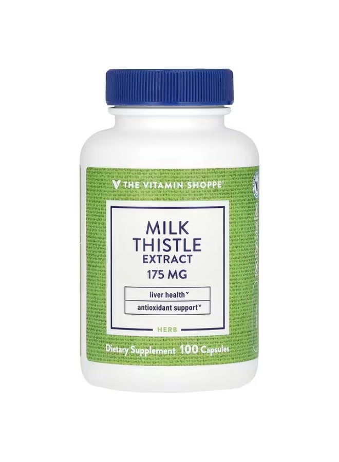 ذا فيتامين شوب متجر الفيتامينات، مستخلص شوك الحليب، 175 ملغ، 100 كبسولة