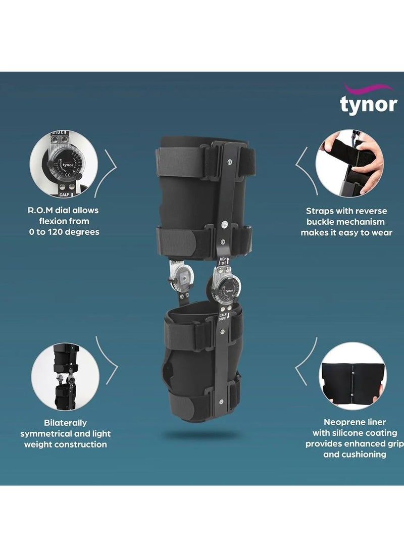 Tynor ROM Knee Brace 18 Inches D 10 - Image 3
