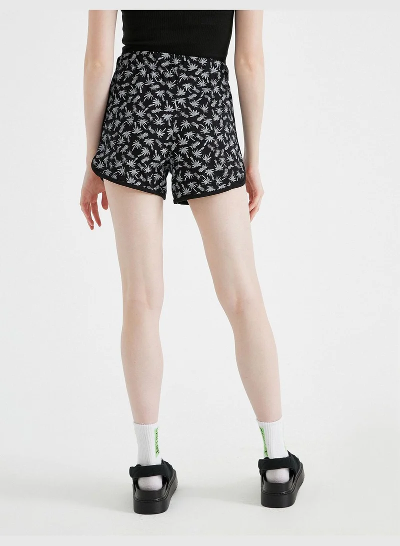 KOTON Printed Shorts Cotton