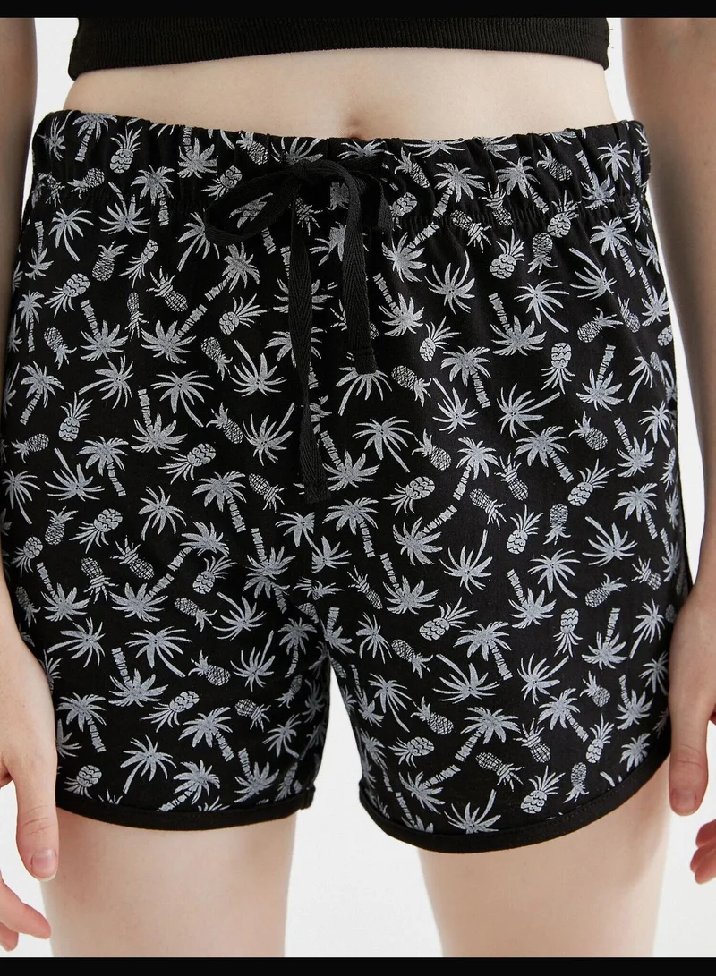KOTON Printed Shorts Cotton