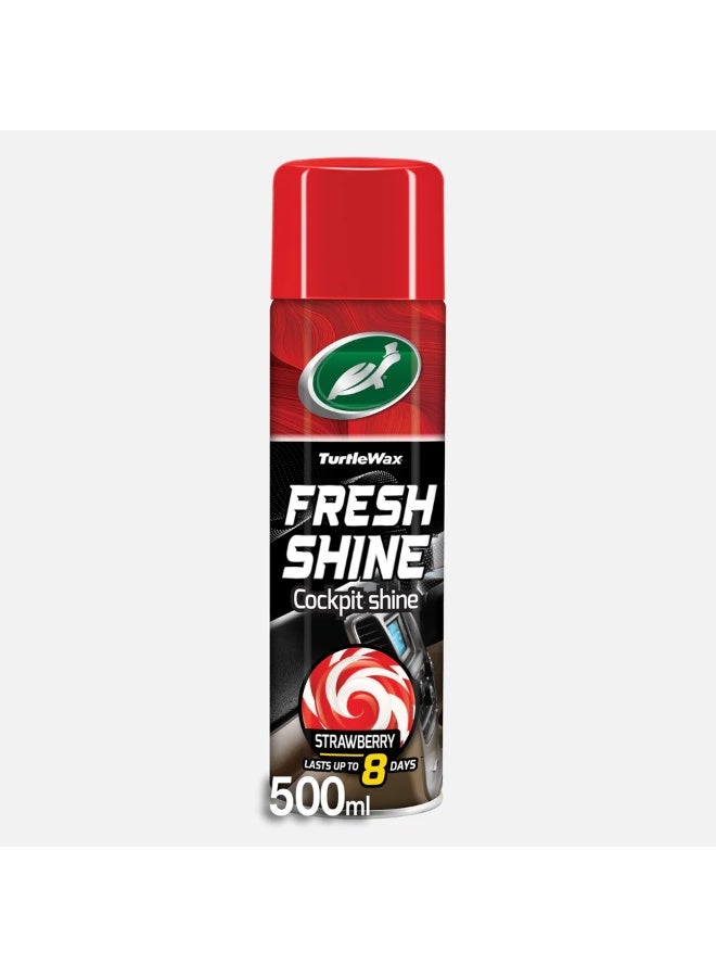 تيرتل واكس منظف ومعطر صالون السيارة ترتل واكس 500 مل – رائحة الفراولة - Image 1