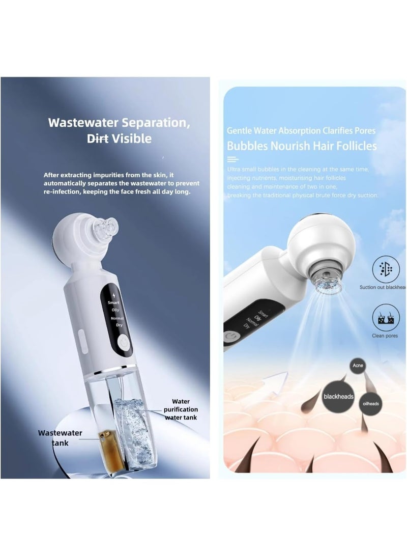 FDTY Blackhead Remover Tools, Electric Black Head Vacume Removal Tool with Hot Compress, 4 Adjustments Blackhead Remover Vacuum for Women, USB Pore Cleaner with 6 Suction Cups - Image 5