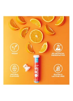 O.R.S O.R.S Immune Vitamin C Hydration Tablets with Electrolytes, Immune System Booster with Vites & Minerals, Vegan, Gluten & Lactose Free – Soluble Sports Oral Rehydration, Natural Orange Flavour, 20 Tabs  - Image 4