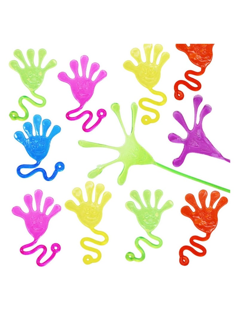 ميكسد 40 قطعة من الأيدي اللزجة للأطفال، هدايا الحفلات، هدايا طاولة الحفلات، مجموعة هدايا الحفلات للأطفال، تقاليد العطلات، تململ شديد التمدد، ألعاب تململ ممتعة للأطفال - Image 1