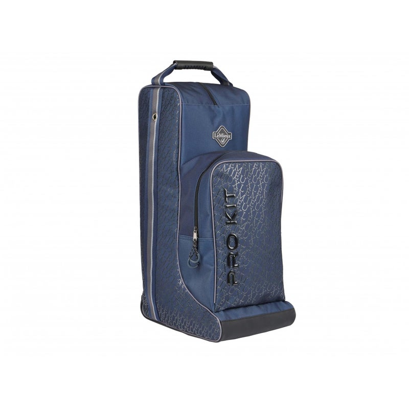 Lemieux Elite Pro Boot Hat Bag Strong Waterproof Outer Padded Divider Between Boots Comfort Grip Handle Navy - Image 2