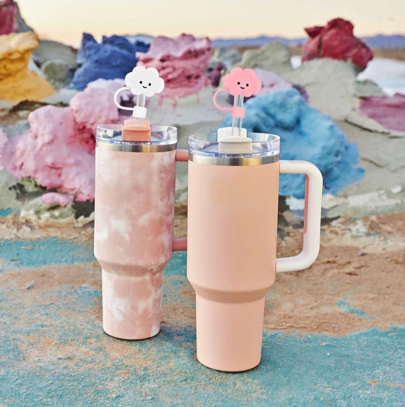 DVELLZY 3pcs Silicone Straw Covers | Cute Reusable 8mm Straw Toppers | Dust-Proof Straw Cap Lids for Cups & Tumblers (Mix Character) - Image 3