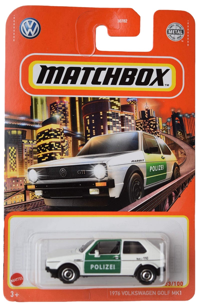 MATCHBOX Matchbox 1976 Volkswagen Golf MK1, White, 1:64 Scale, Car, Toy Car, Children, Unisex  - Image 2
