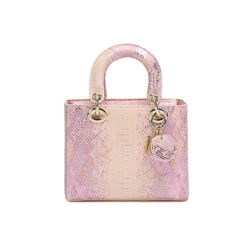 Women'S Bag Handbag Women'S 2023 New Fashionable Snake Pattern Daffy Bag Genuine Leather Texture High-End Shoulder Crossbody Bag - Image 1