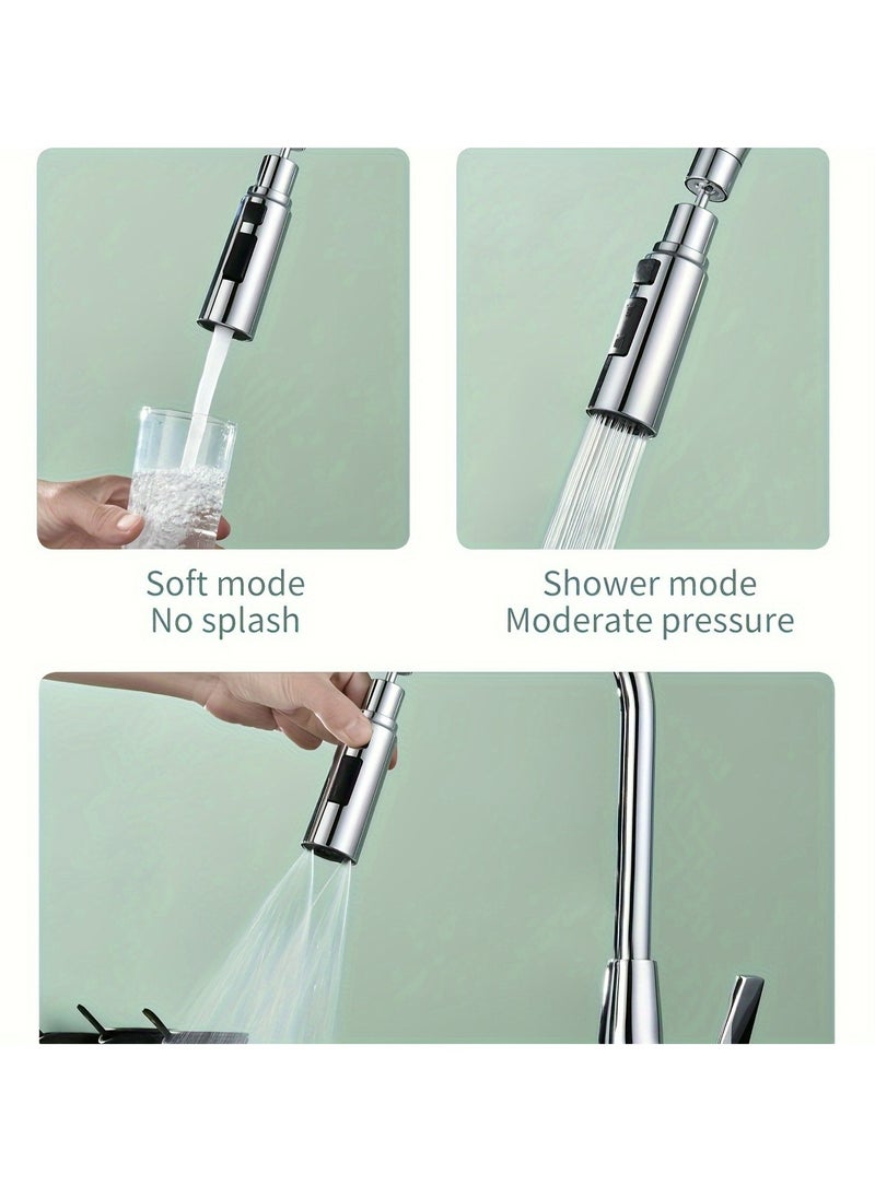 Generic 1pc Silvery Copper Splash-proof Faucet, Kitchen Washbasin Faucet Filter Mouth, Home Water Splash-proof Extension  - Image 2