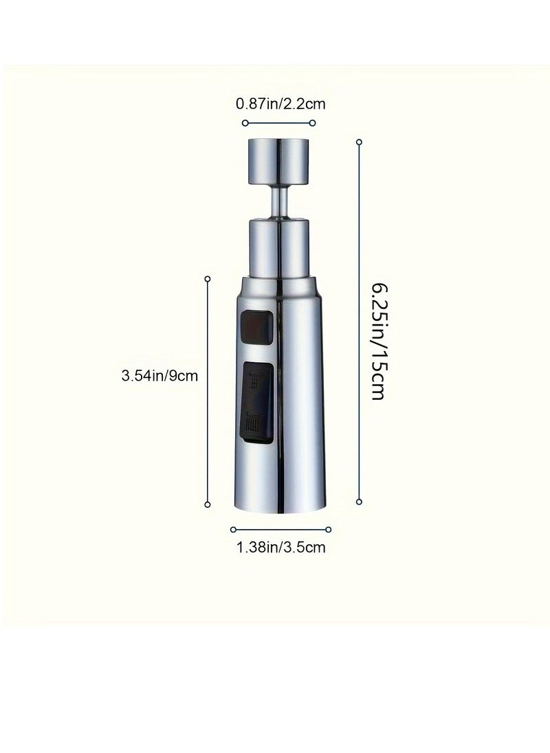 Generic 1pc Silvery Copper Splash-proof Faucet, Kitchen Washbasin Faucet Filter Mouth, Home Water Splash-proof Extension  - Image 4