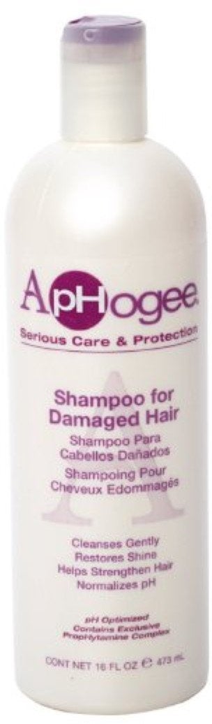 Aphogee Shampoo for Damaged Hair, 16 oz (Pack of 3)