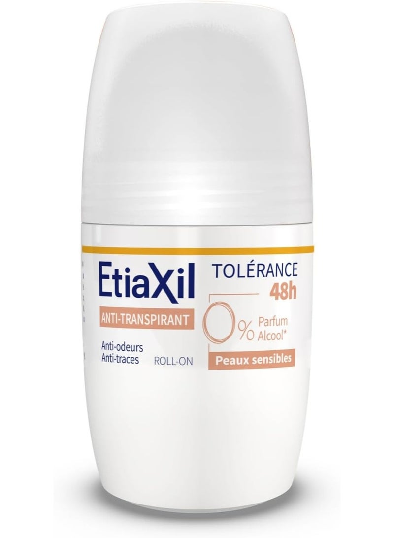 Etiaxil Tolérance Anti-Perspitant Sensitive Skin Roll-On 50 ml - Image 1