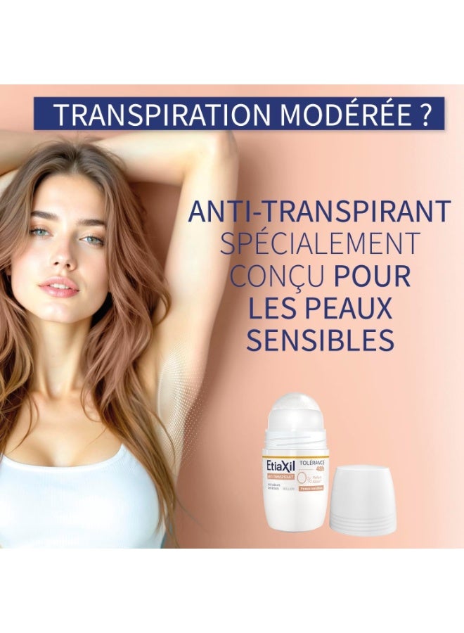 Etiaxil Tolérance Anti-Perspitant Sensitive Skin Roll-On 50 ml - Image 5