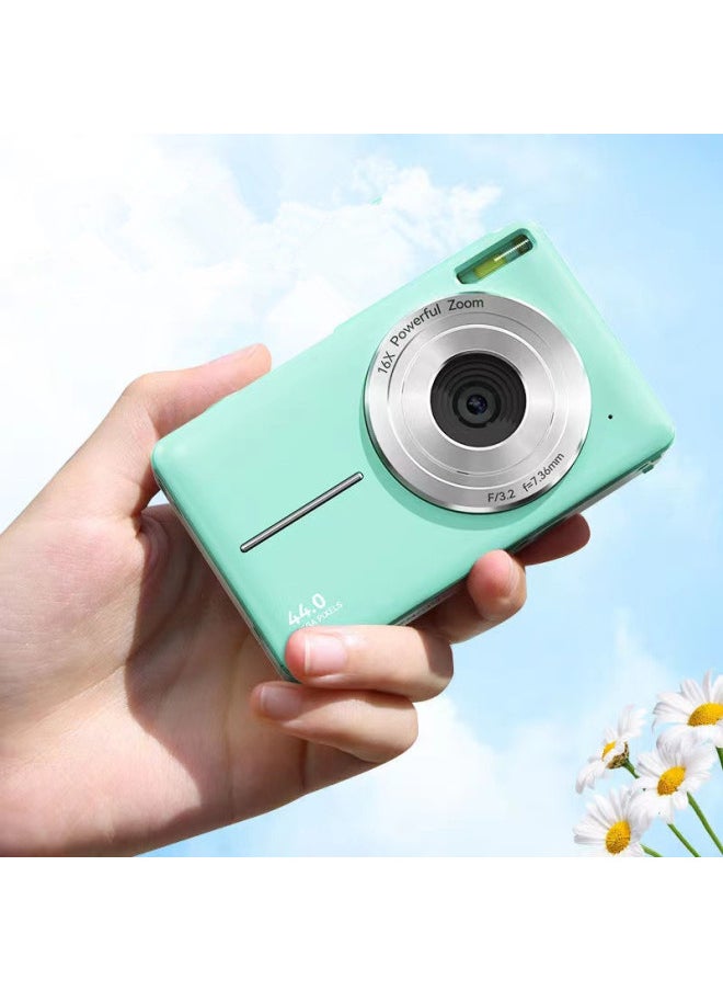 Generic DC403 HD Digital Camera Campus HD Small Student Entry-level Portable Card Machine CCD Camera-Body Color:Green Fixed Focus  - Image 2