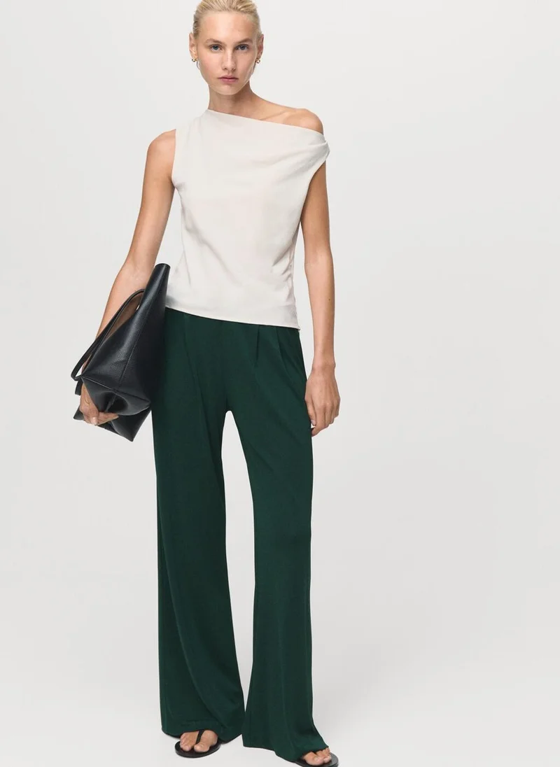 MANGO  Dart palazzo trousers for Women | Best Price UAE