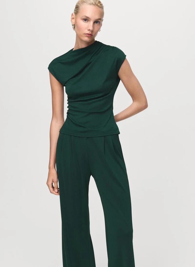 MANGO  Dart palazzo trousers for Women | Best Price UAE