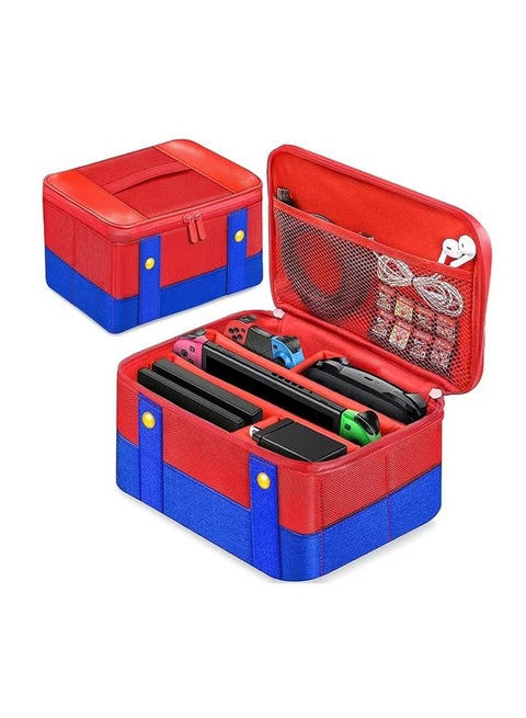 Swich Carrying Case, Game Storage Case is compatible with Nintendor Swiki/Swich Olid Softshell Protective Travel Case for controllers and accessories
