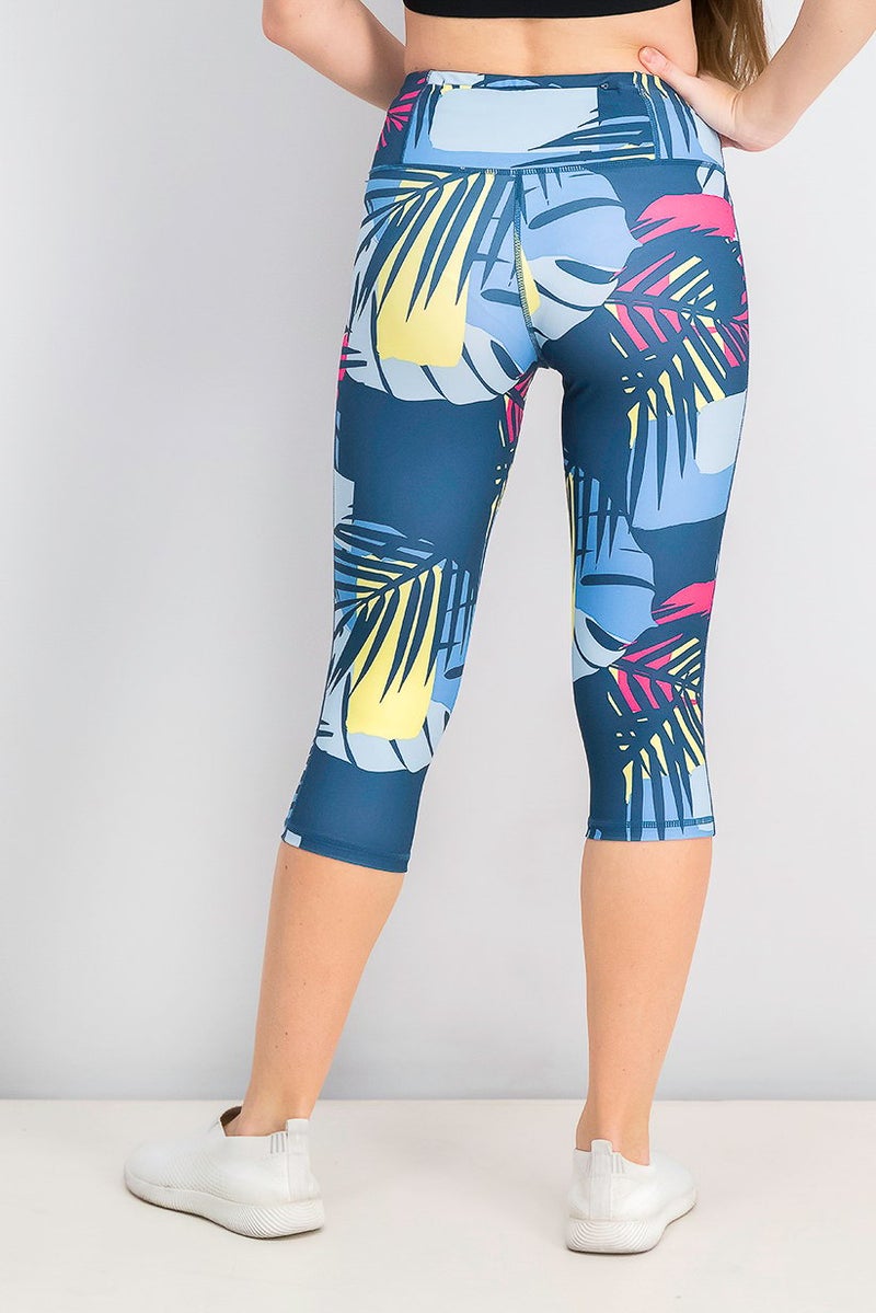 Tchibo ملابس رياضية نسائية ضيقة للتدريب 3/4، تركواز كومبو - Image 3