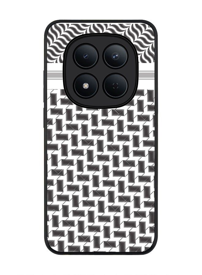 For Xiaomi Redmi Note 15 Pro 5G Case,Slim fit Camera Protection, Shockproof Thin Phone cover  - Shemag (Black)